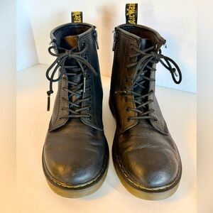 Dr Martens Kids Boots Youth Size 3  ZIPPER‎ Black please see pics (0009)A10